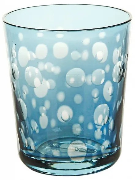 Soft Drink Glass POLS POTTEN σετ 6 τεμαχίων διαφόρων χρωμάτων, σκαλιστό 140-230-083-083