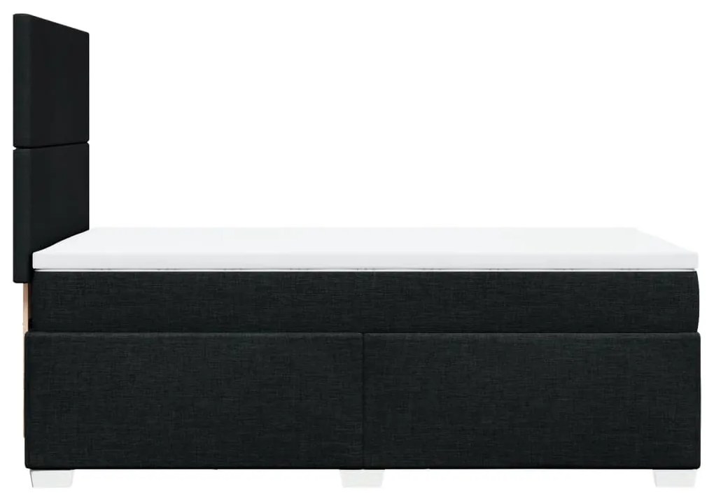 ΚΡΕΒΑΤΙ BOXSPRING ΜΕ ΣΤΡΩΜΑ ΜΑΥΡΟ 90X190 ΕΚ.ΥΦΑΣΜΑΤΙΝΟ 3292638