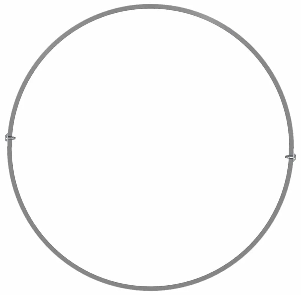 vidaXL Γλάστρα Κήπου Ασημί 30 x 30 x 20 cm Ανοξείδωτο ατσάλι