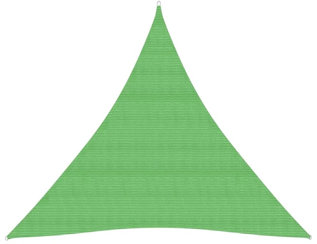 Πανί Σκίασης Ανοιχτό Πράσινο 5 x 5 x 5 μ. από HDPE 160 γρ./μ² - Πράσινο