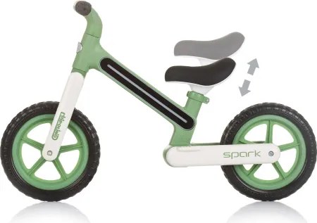Spark Loopfiets met Lichteffect 12 Inch Junior Green