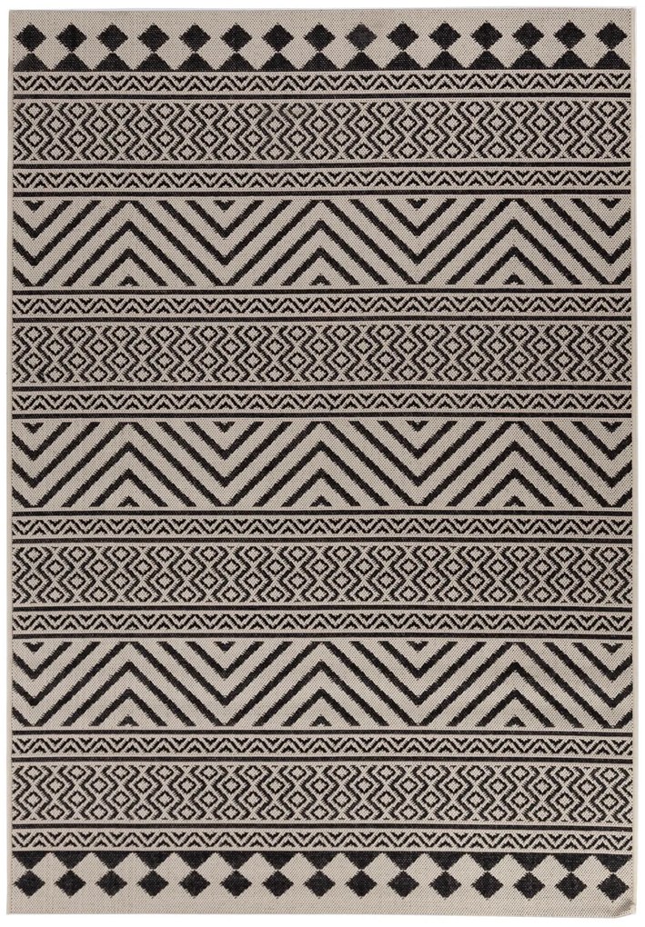 Ψάθα Flox BLACK 7525W Royal Carpet - 67 x 140 cm