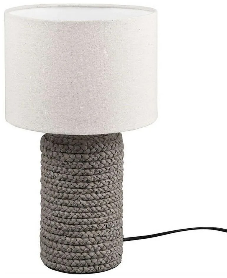Φωτιστικό Επιτραπέζιο Mala R50941944 1xE27 60W Φ22cm 38cm Brown RL Lighting Ceramic,Fabric