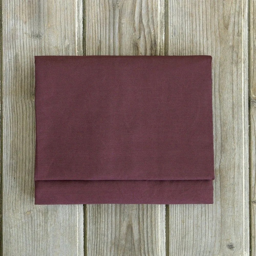Σεντόνι Unicolors Deep Bordo Nima Μονό 160x260cm 100% Cotton