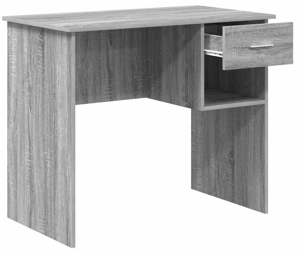 vidaXL Γραφείο Γκρι sonoma 90 x 49.5 x 75 εκ. Επεξεργασμένο ξύλο