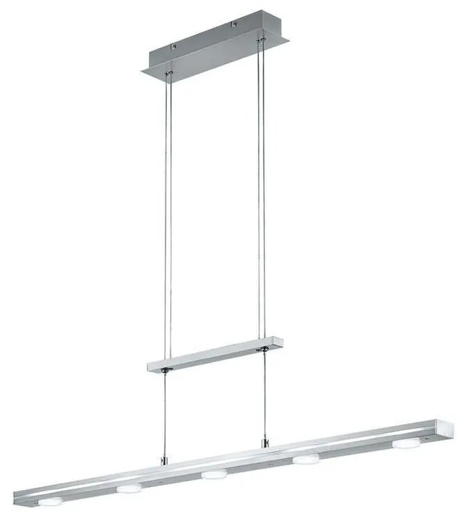 Φωτιστικό Οροφής - Ράγα Led Lacal 379190707 Nickel Trio Lighting Metal