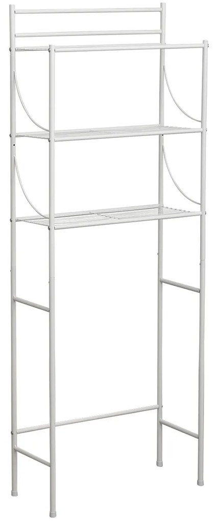 Ραφιέρα Δαπέδου Μπάνιου 3 Θέσεων (59x25x156) T-D 98185100 White