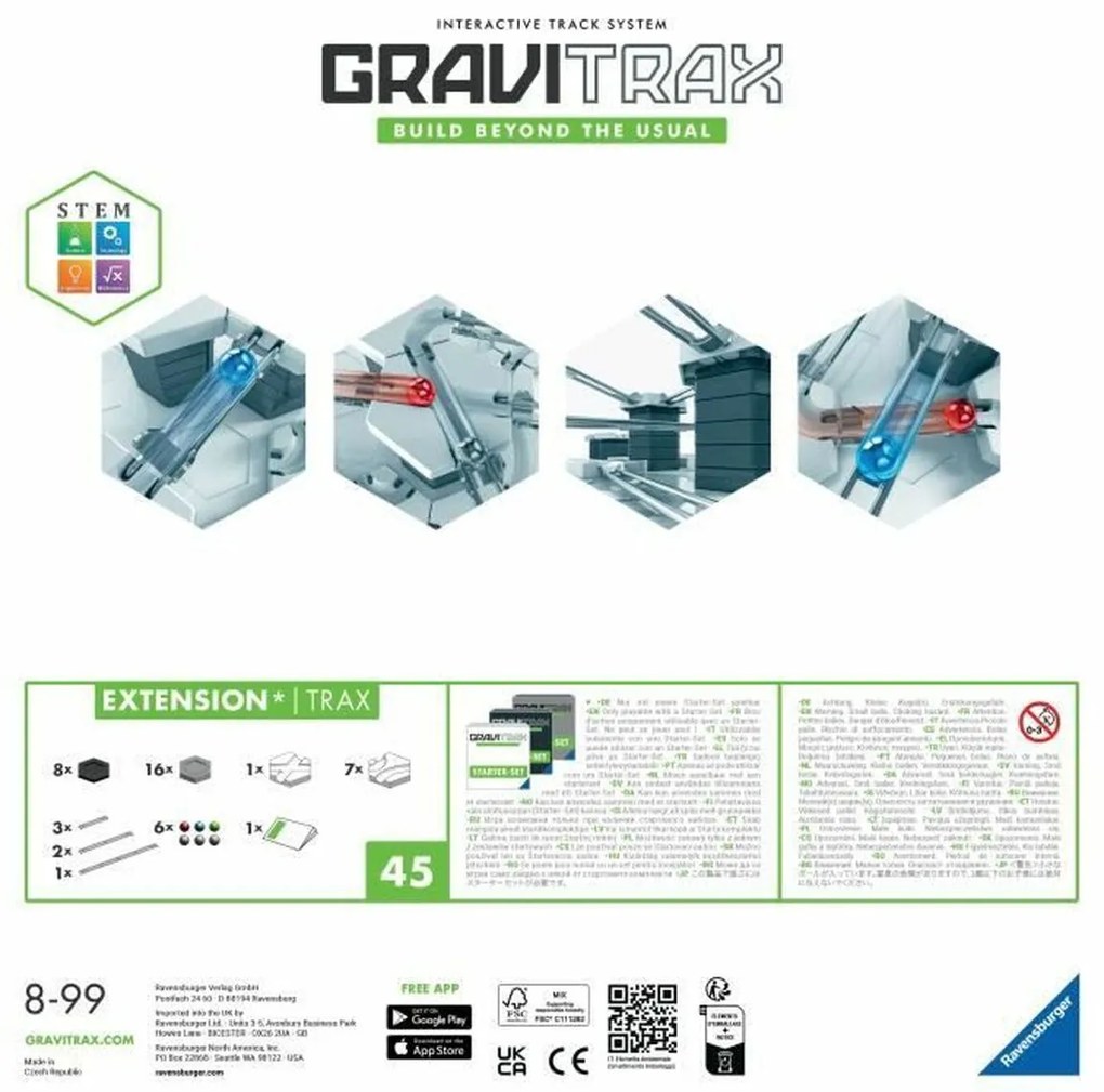 Επιτραπέζιο Παιχνίδι Ravensburger GraviTrax Set d'Extension Trax / Rails - 224142