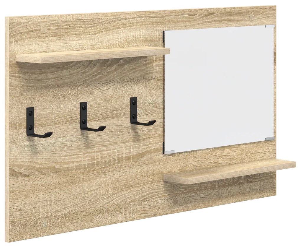vidaXL Τοίχου Κρεμάστρα Sonoma Oak 90 x 10 x 50 εκ Επεξεργασμένο ξύλο