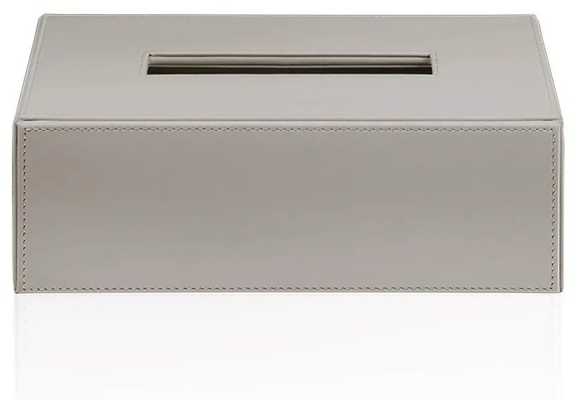 Κουτί Για Χαρτομάντηλα Brownie 0839949 24x12x8cm Taupe Decor Walther Τεχνόδερμα