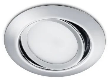 Χωνευτό Σποτ Φωτιστικό Οροφής LED 5W Περιστρεφόμενο Φ8cm Rila Lighting-650310106-Χρώμιο 650310106
