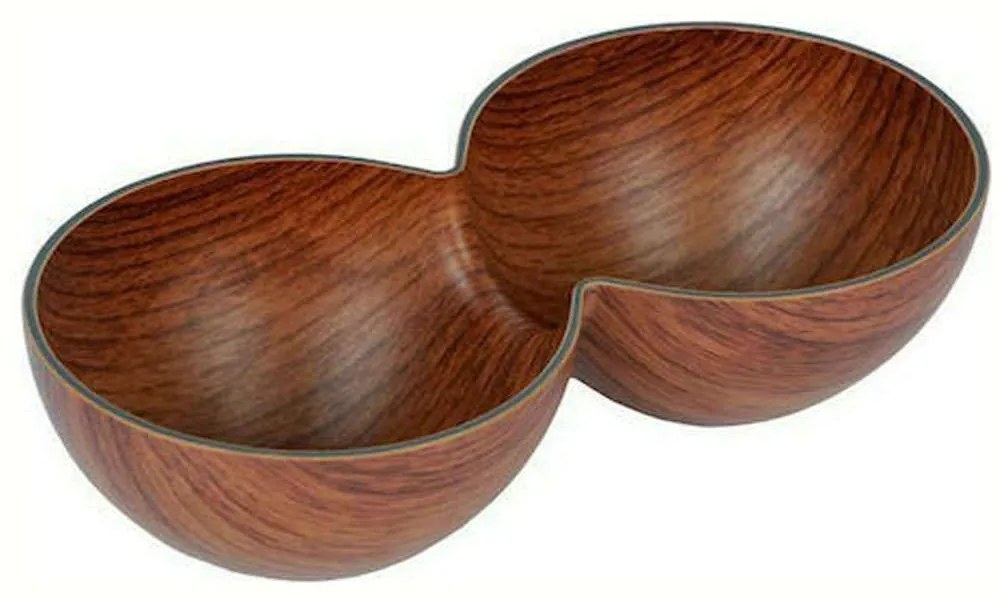 Ορντεβιέρα 2 Θέσεων 10165 19,8x10x5,5cm Brown Evelin Polystyrene