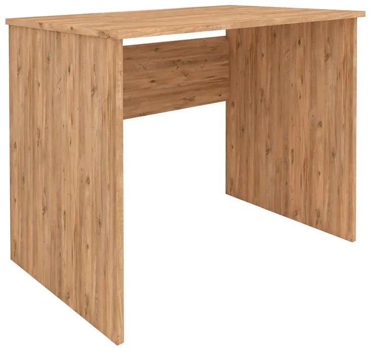 Γραφείο εργασίας Kalen Megapap από μελαμίνη χρώμα pine oak 90x60x74εκ.