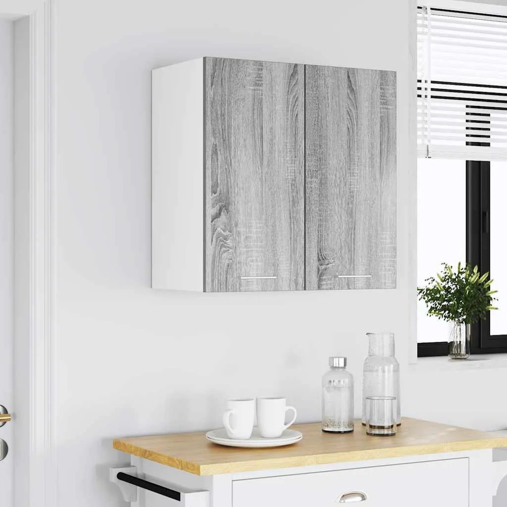 vidaXL Κρεμαστό Ντουλάπι Lyon Γκρι Sonoma 60x31 60εκ.