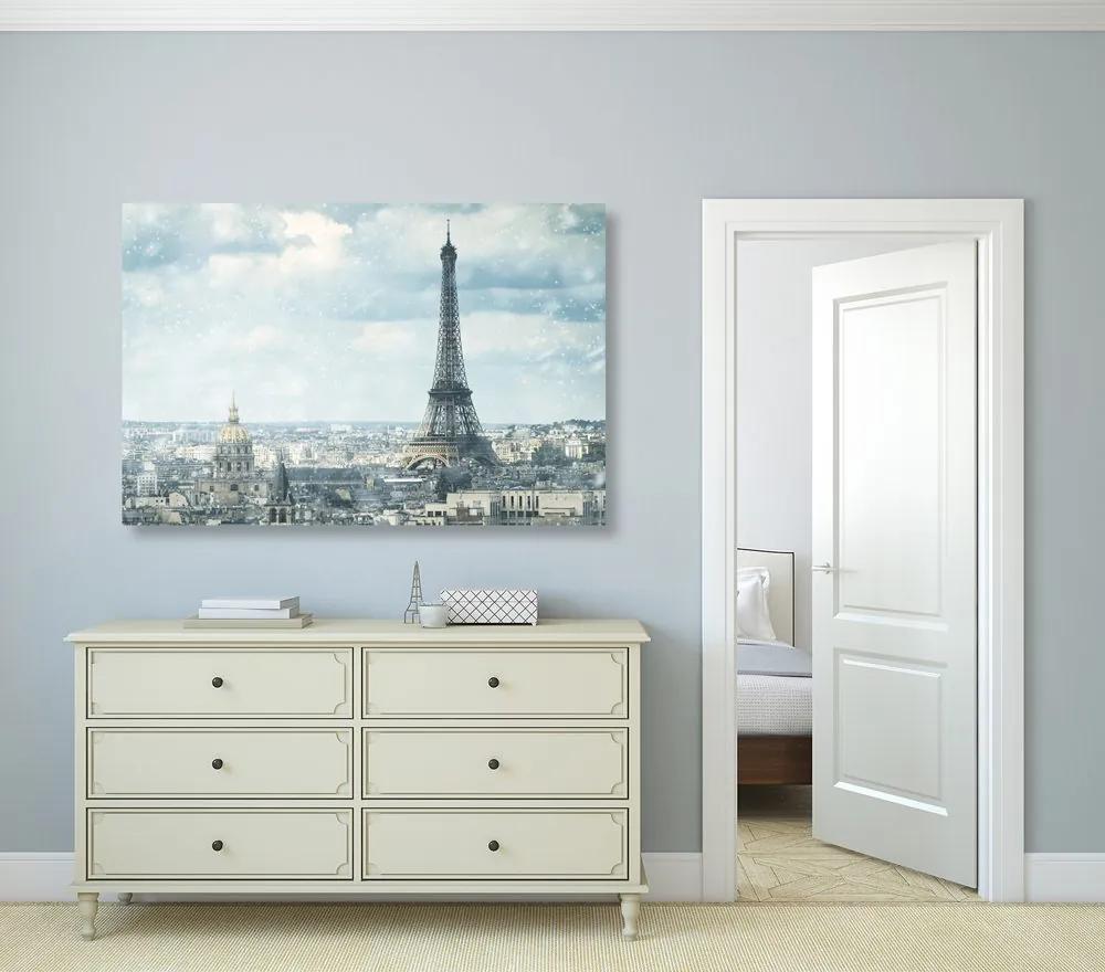 Εικόνα χειμερινό Παρίσι - 120x80