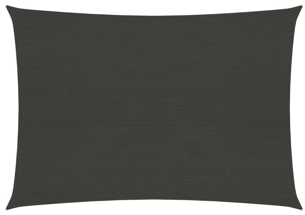 vidaXL Πανί Σκίασης Ανθρακί 6 x 7 μ. από HDPE 160 γρ/μ²