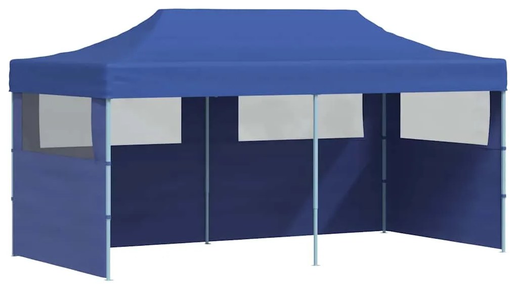 vidaXL Τέντα Εκδηλώσεων Pop-up Πτυσσόμενη Μπλε 3 x 6 μ.