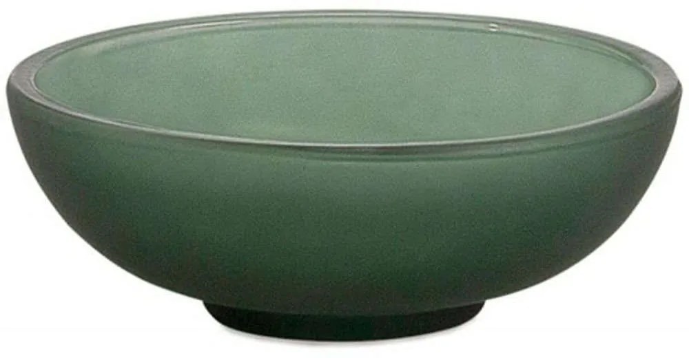 Σαπουνοθήκη AH-BA73051 Φ12,5x4cm Green Andrea House Glass