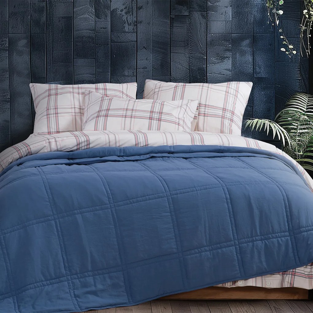 Κουβερλί Υπέρδιπλο (230x240) Nautica By Nef-Nef Homeware Nau Navy