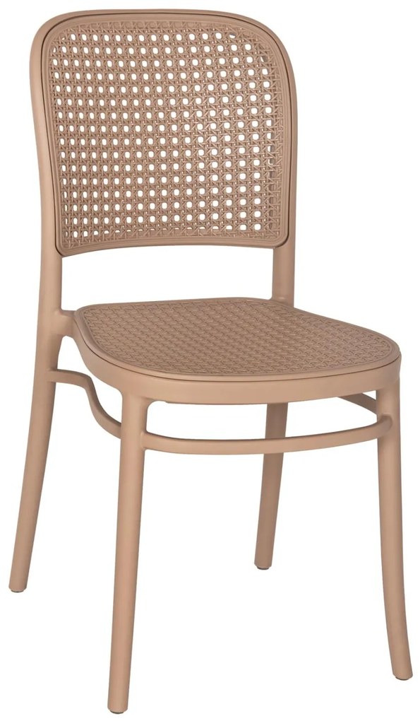 Καρέκλα FLOW C5937.03 Πολυπροπυλενίου Καπουτσίνο 41x53x85,5 εκ. 41x53x85.5 εκ.