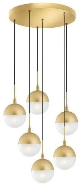 Κρεμαστό Φωτιστικό Οροφής 100-01132-13 Luma-100-01132-13-GOLD-Χρυσό 100-01132-13-GOLD