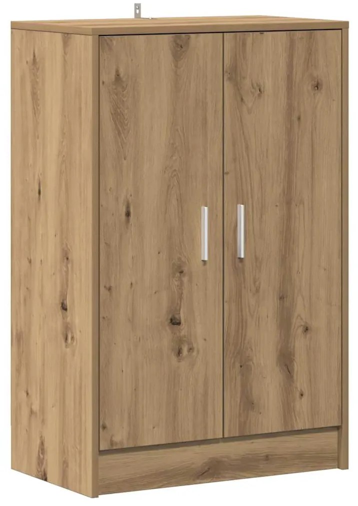 vidaXL Παπουτσοθήκη Αρτισιανή Δρυς 60x35x92 εκ. Επεξεργασμένο Ξύλο