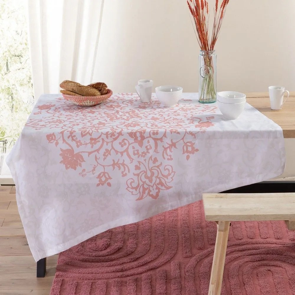 Τραπεζομάντηλο Dreamer Coral Nef-Nef 140Χ140 100% Cotton
