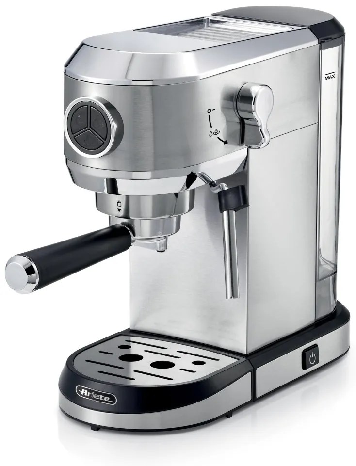 Ariete 1371 Αυτόματη Μηχανή Espresso 1350W Πίεσης 15bar Ασημί