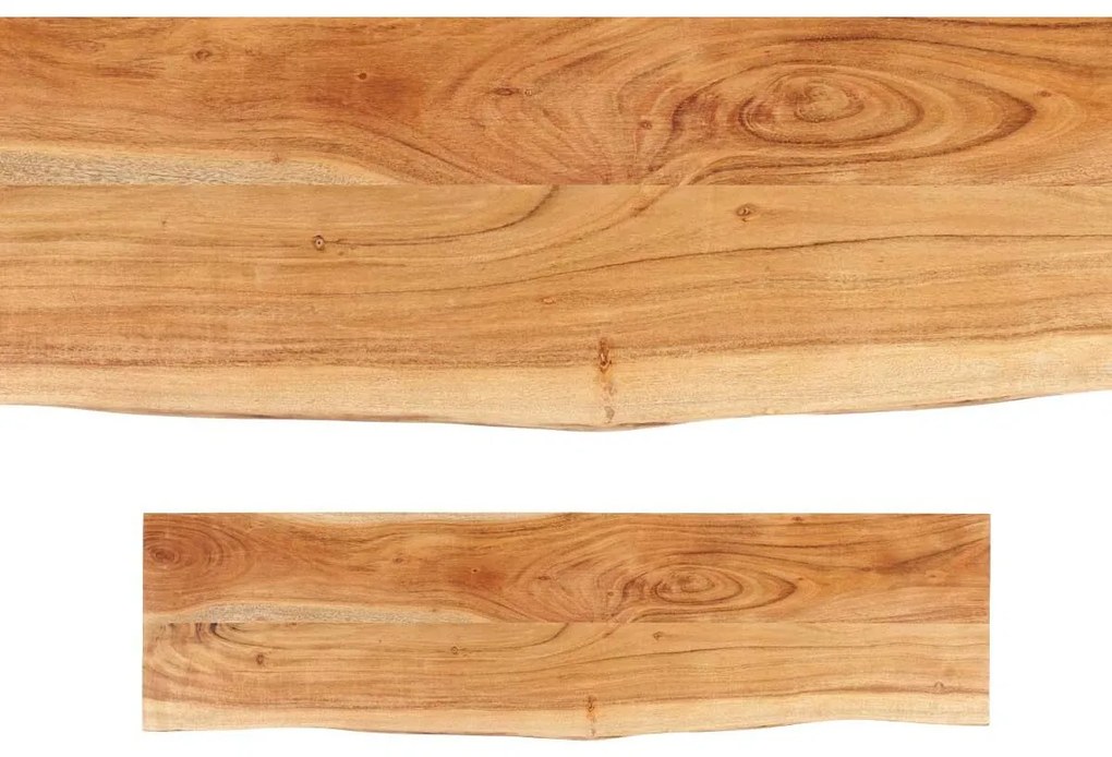 Τραπέζι Τηλεόρασης Gift Decor Live Edge Καφέ Μαύρο 140 x 37 x 52 cm 140 x 5,5 x 37 cm