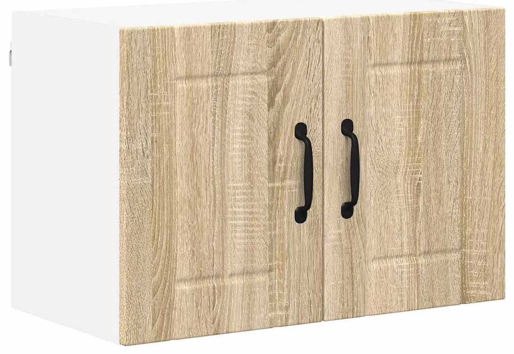 vidaXL Κρεμαστό ντουλάπι κουζίνας με πόρτα Δρύς Sonoma 60 x 31 x 40 εκ