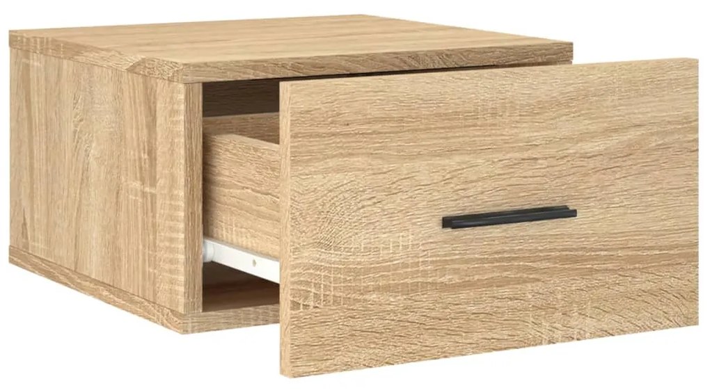 vidaXL Κομοδίνα Επιτοίχια Sonoma Δρυς 35 x 35 x 20 εκ.