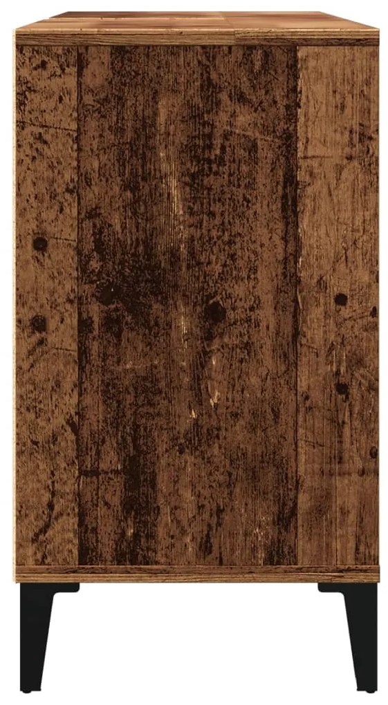 vidaXL Ντουλάπι νιπτήρα Παλιό ξύλο 80x33x60 cm Κατασκευασμένο ξύλο