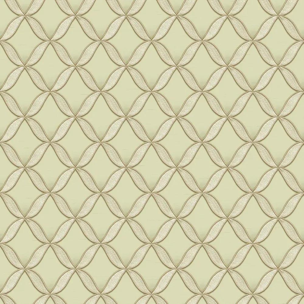 Ταπετσαρία τοίχου Fabric Touch Geometric Light Green FT221225