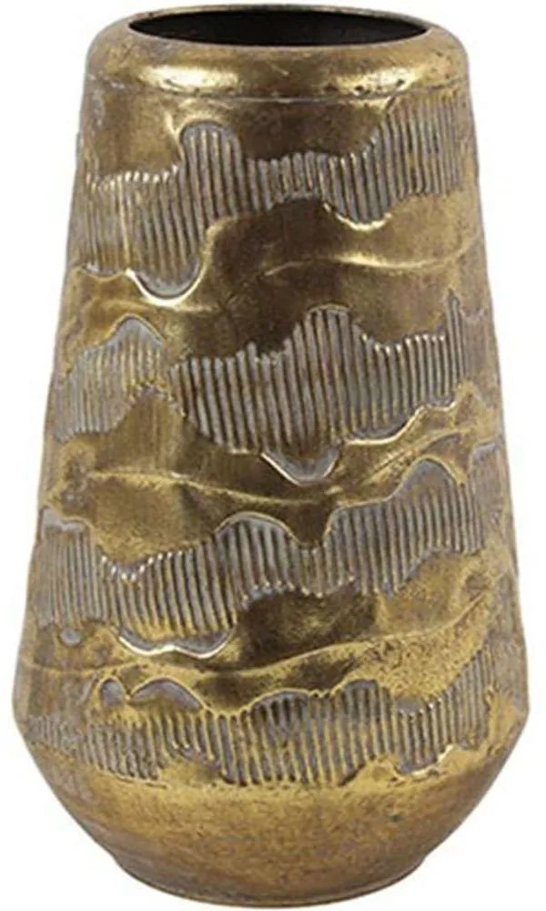 Βάζο Peggie 013.785155 18,5x32,5cm Gold Metal