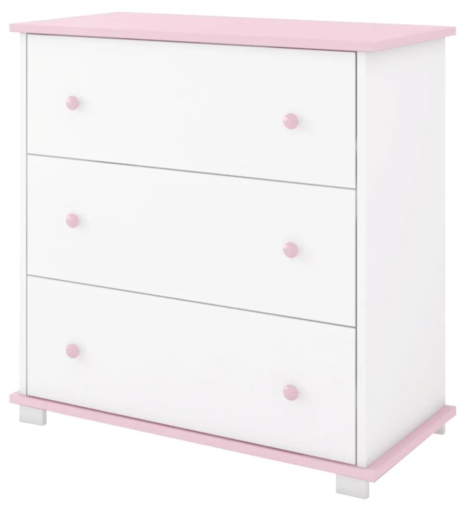 Συρταριέρα  με  Αλλαξιέρα  Classic Pink  83x48x87cm  BC20020 BabyCute