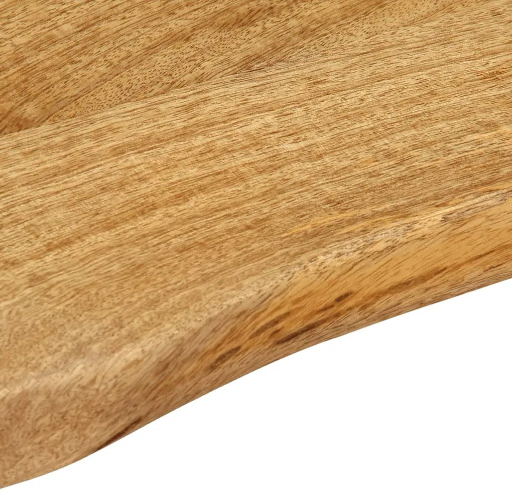 vidaXL Επιφάνεια Τραπεζιού 100x40x2,5 εκ. Live Edge Μασίφ Ξύλο Μάνγκο