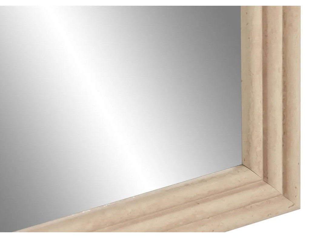 Τοίχο καθρέφτη Home ESPRIT Μπεζ Φυσικό Scandi (x2)