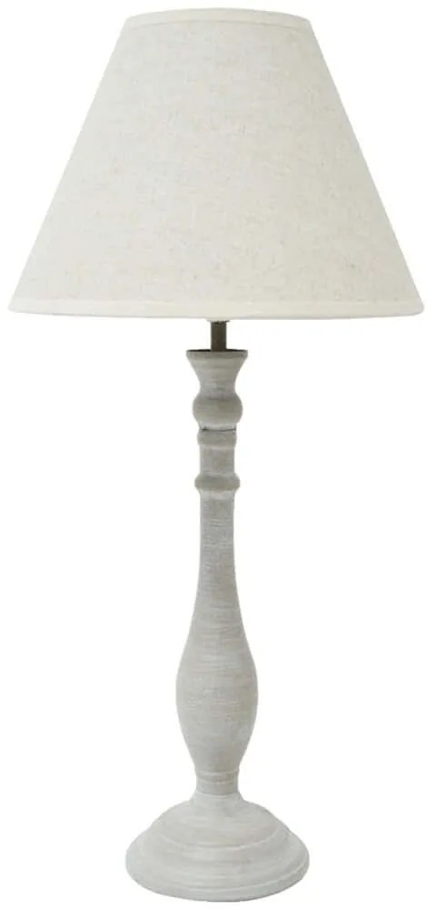 Φωτιστικό Επιτραπέζιο 845507 21x21x49cm E14 40W Antique Grey-Beige Ankor