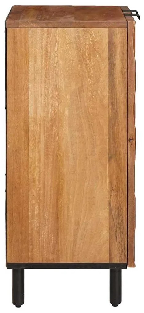 vidaXL Πλαϊνό γραφείο Καφέ Φινίρισμα Ακακίας 60 x 33,5 x 75 εκ.