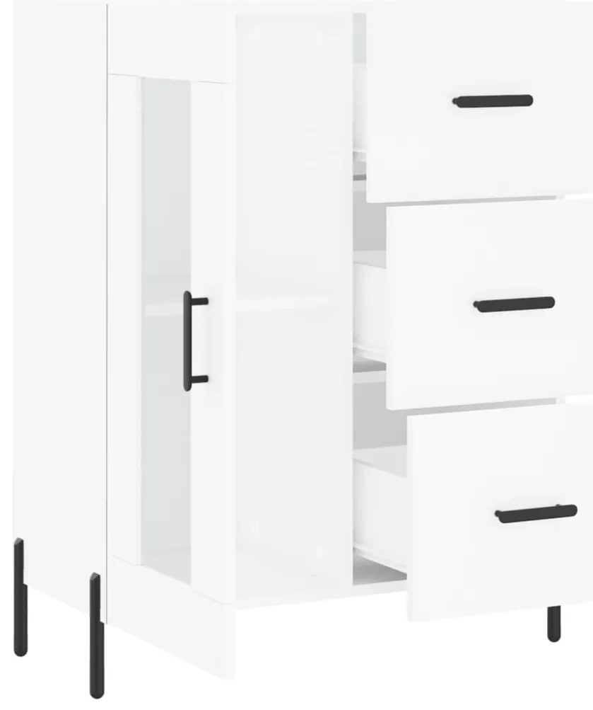 vidaXL Ντουλάπι Λευκό 69,5 x 34 x 90 εκ. από Επεξεργασμένο Ξύλο