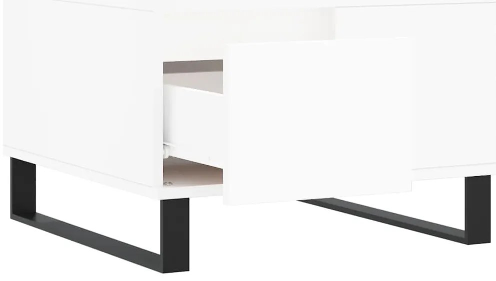 vidaXL Τραπεζάκι Σαλονιού Λευκό 55x55x36,5 εκ. από Επεξεργασμένο Ξύλο