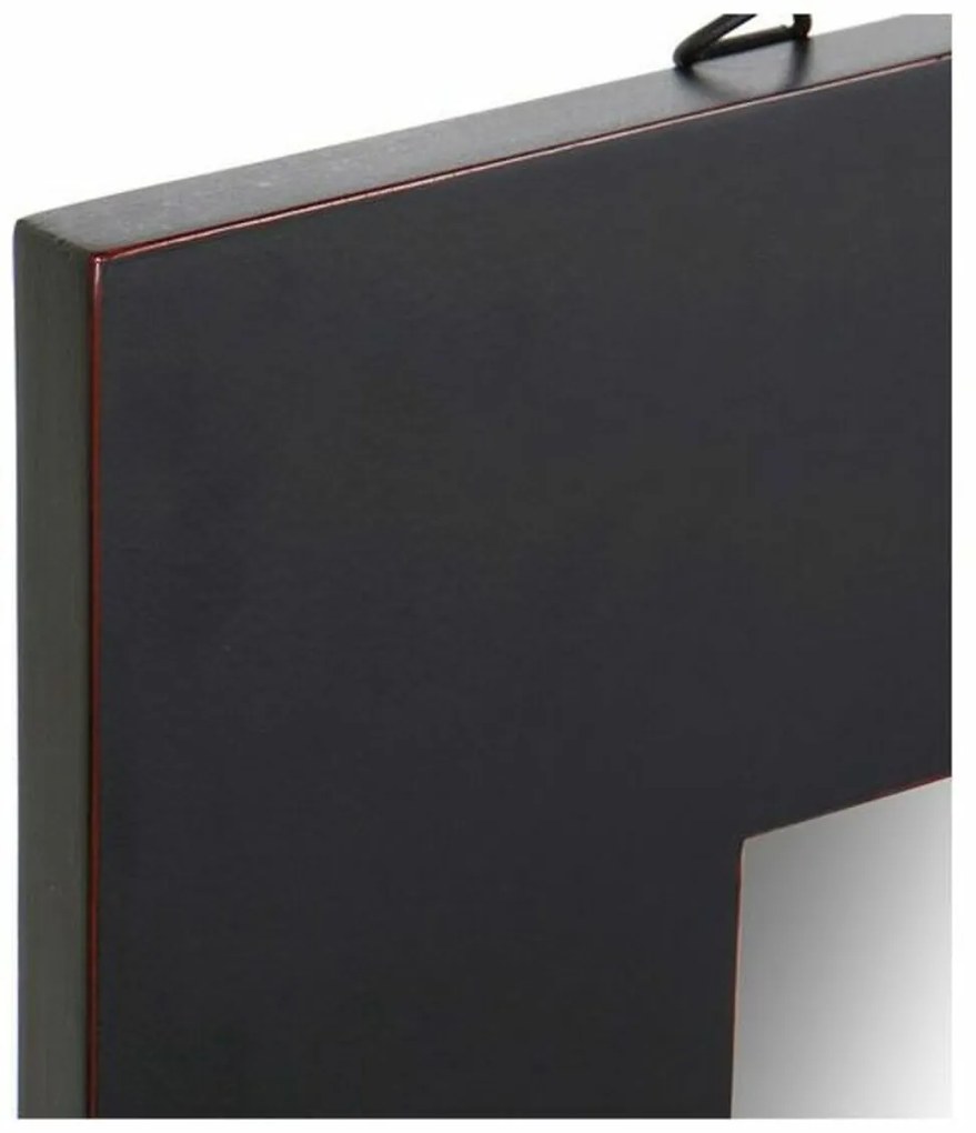 Τοίχο καθρέφτη DKD Home Decor Μαύρο Κόκκινο Ανατολικó 70 x 2 x 90 cm