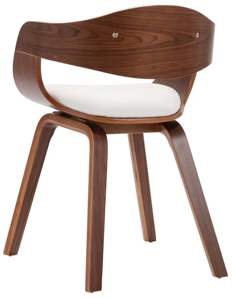 vidaXL Καρέκλες Τραπεζαρίας 4 τεμ. από Λυγισμένο Ξύλο/Συνθετικό Δέρμα