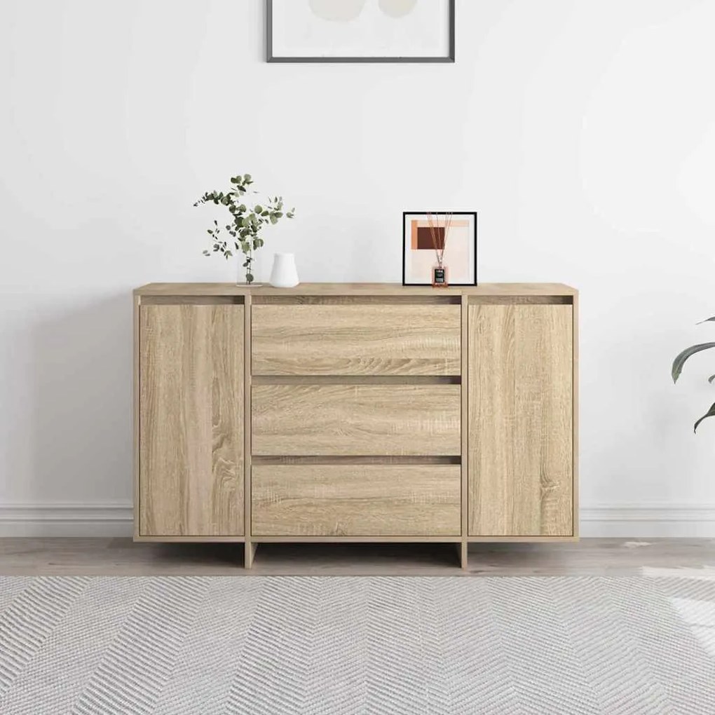 vidaXL Πλαϊνό γραφείο Sonoma Δρυς 120 x 41 x 75 εκ. Επεξεργασμένο ξύλο