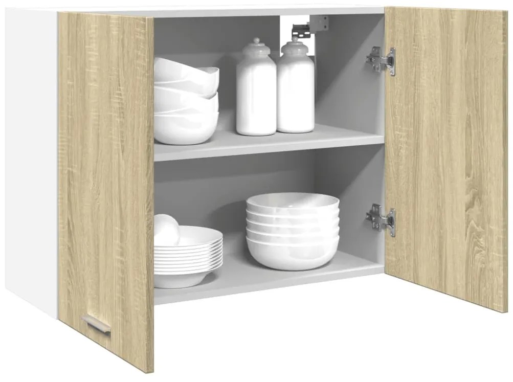 vidaXL Κρεμαστό Ντουλάπι "Lyon" Ξύλο Sonoma Δρυς 80x31x60 εκ. από Τεχνητό Ξύλο