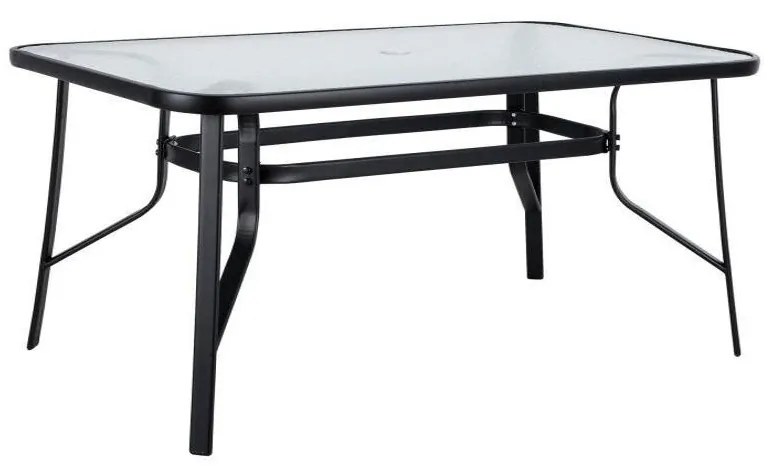 Τραπέζι Μεταλλικό ArteLibre SUN Μαύρο 120x70x70cm-14450026