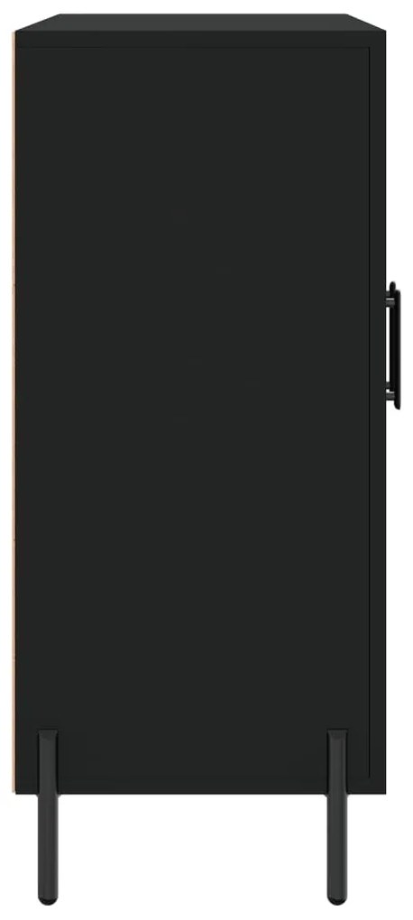 vidaXL Ντουλάπι Μαύρο 90 x 34 x 80 εκ. από Επεξεργασμένο Ξύλο