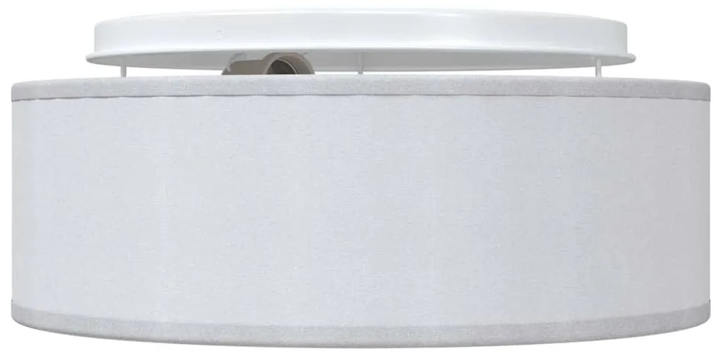 vidaXL Λάμπα Οροφής Γκρι 30 x 13.5 εκ. ύφασμα
