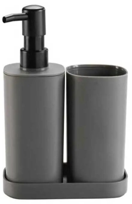 Αξεσουάρ Μπάνιου (Σετ 3τμχ) L-C Vita Anthracite 1801820