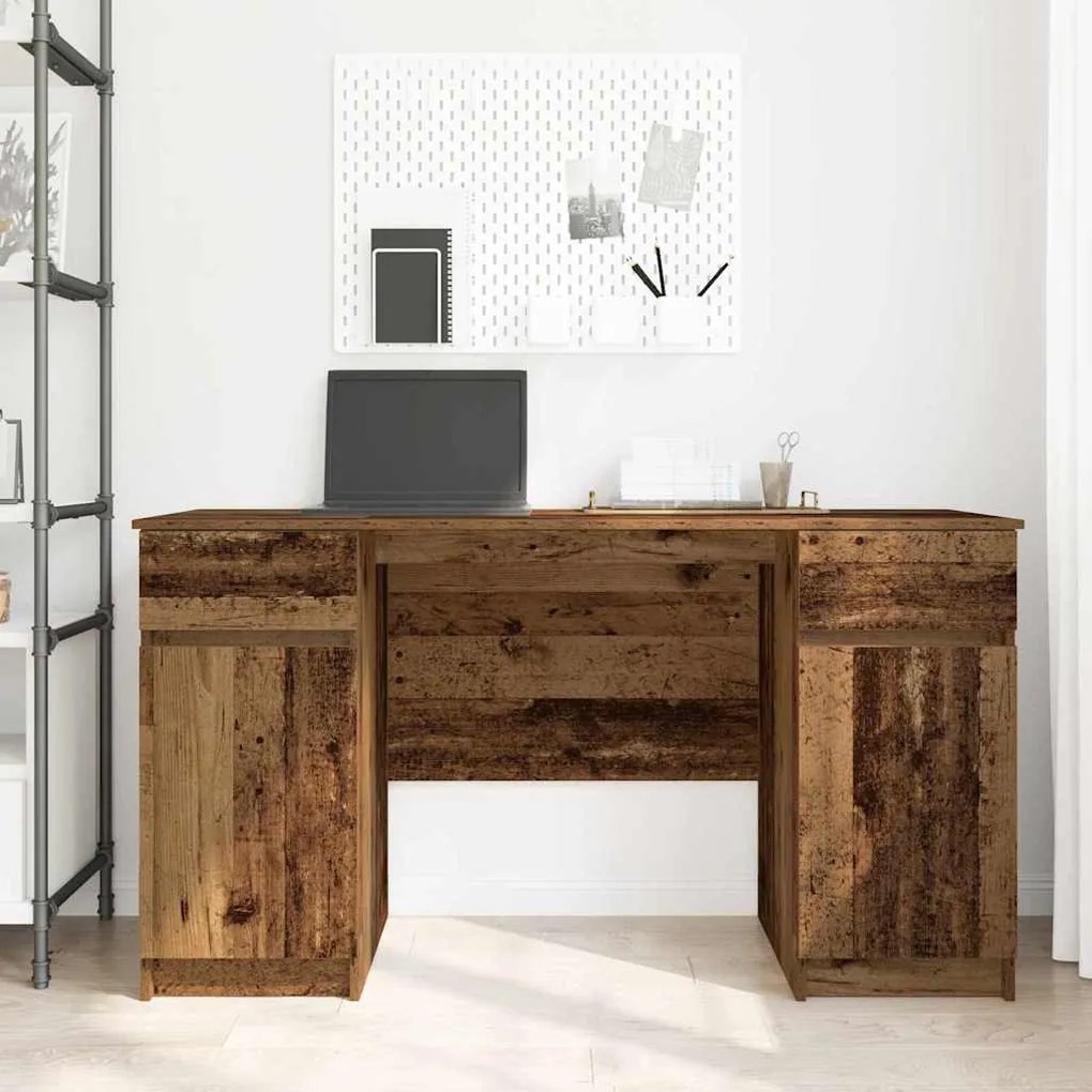 vidaXL Γραφείο Παλαιό ξύλο 140 x 49 x 76 εκ. Επεξεργασμένο ξύλο